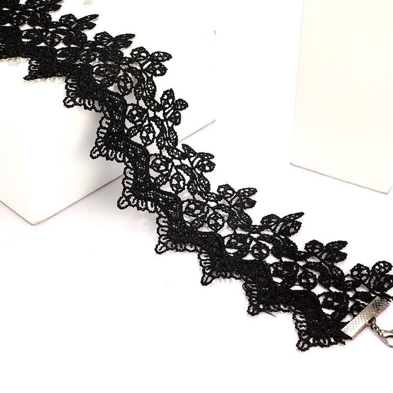 Classic Gothic Tattoo Lace Choker Women Necklace 1 Piece Stretch Velvet Women Necklace Jewelry Gift N002