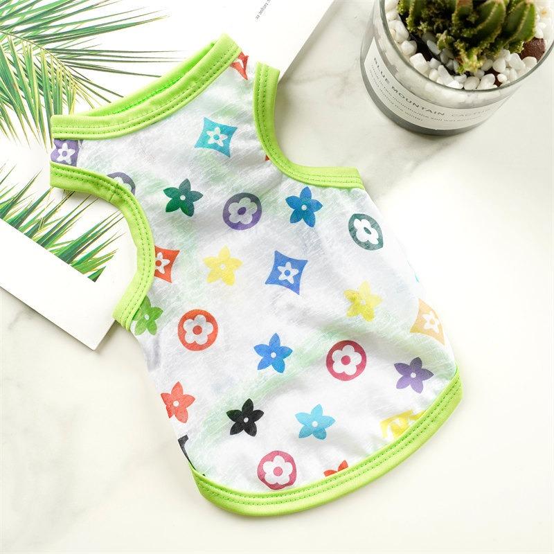 Pet Cat Clothing, Small and Medium-sized Dog French BulldogBichon Frise Dog Clothes Sun Protection Vests Dog Clothes