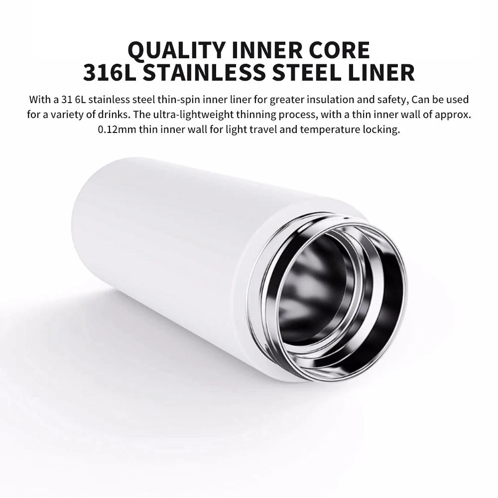 Xiaomi Mijia Thermos Cup Pocket Edition 350ml Stainless Steel Water Portable Insulated Cup Lightweight Thermos Bottle Camping