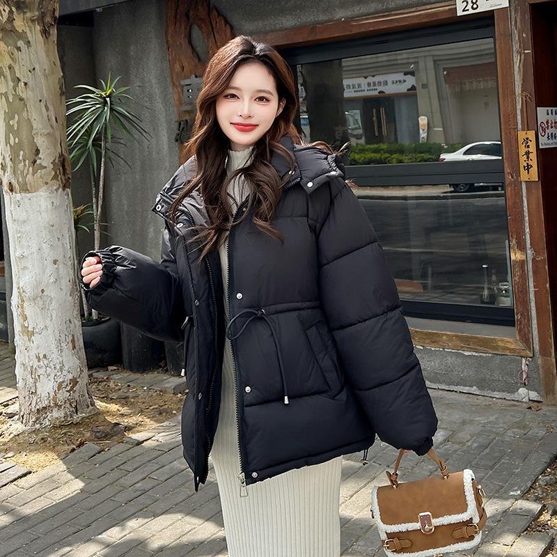 Women’s Short Detachable Hood Windproof Thicken Warm Winter Jacket