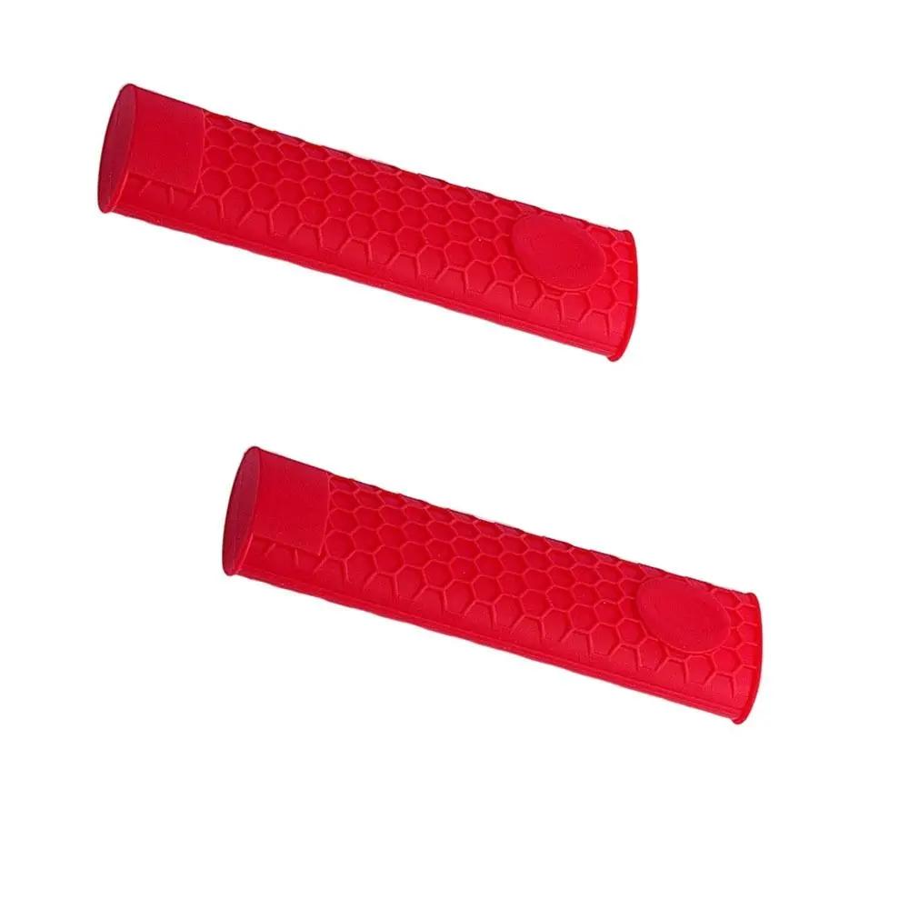 Non-slip Grip Kitchen Tool Silicone Pot Pan Handle Sleeve Cookware Parts Saucepan Holder Sleeve Pot Handle Cover
