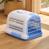 Plastic Pet Transport Crate Breathable Hard Shell Cat Carrier Lightweight