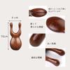 Wooden Scalp Massage Gua Sha Natural Wood Handy Improves Blood Stimulates Acupressure Stimulates the and Relaxes the Nose and Ears Shape Face and