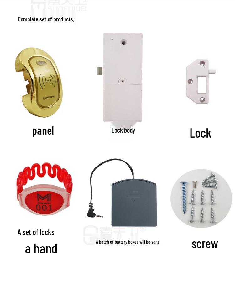 Smart Electronic Lock for Sauna, Bathroom, Drawer, Cabinet, Wardrobe, and Cupboard