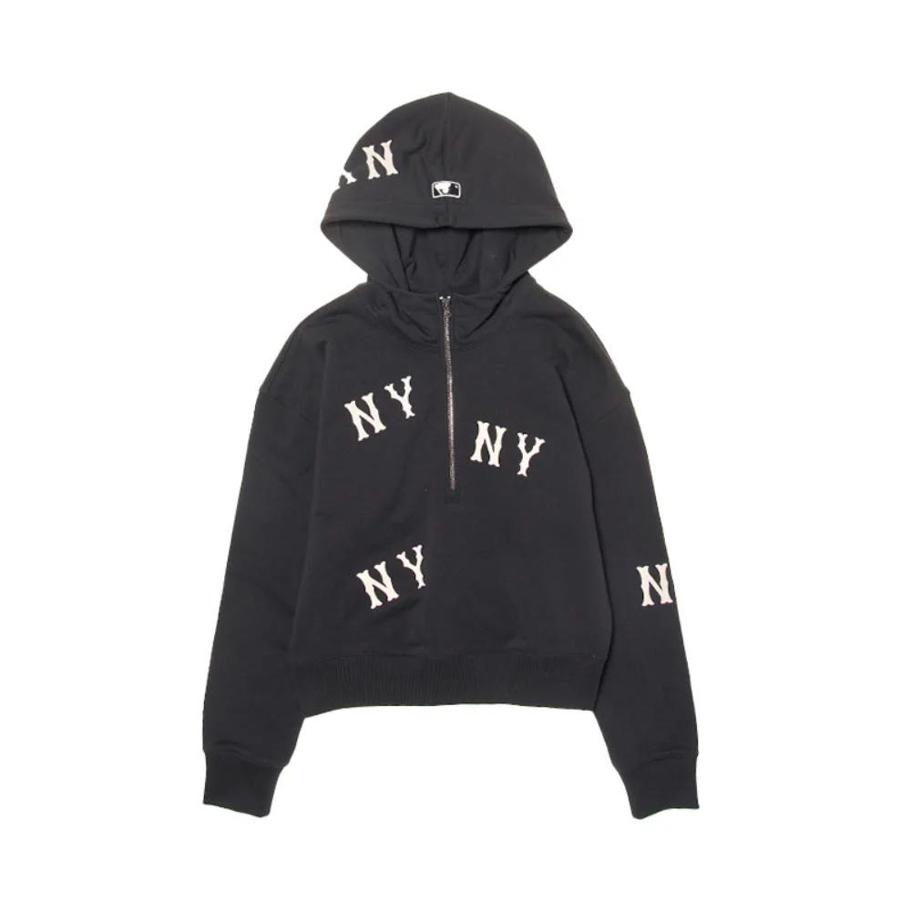 

New MLB New York Yankees Megagram Sweatshirt Women s Black 3FHDG0144-50BKS M