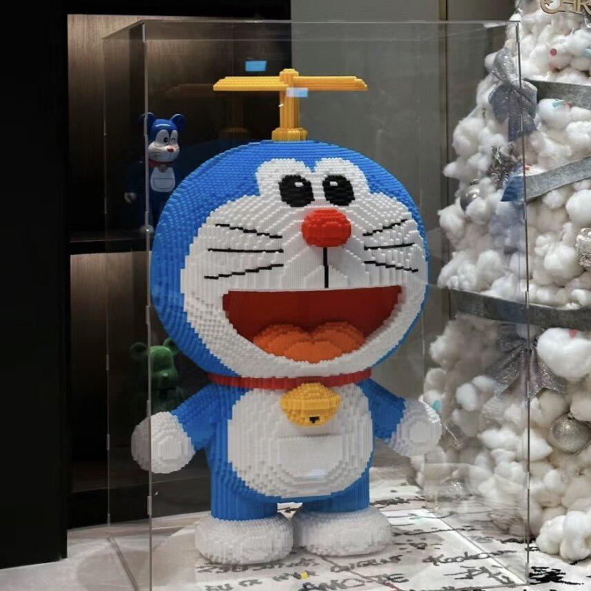 2026 Giant Cartoon Doraemon Blue Building Blocks Trendy Toy Ornaments Birthday Gifts