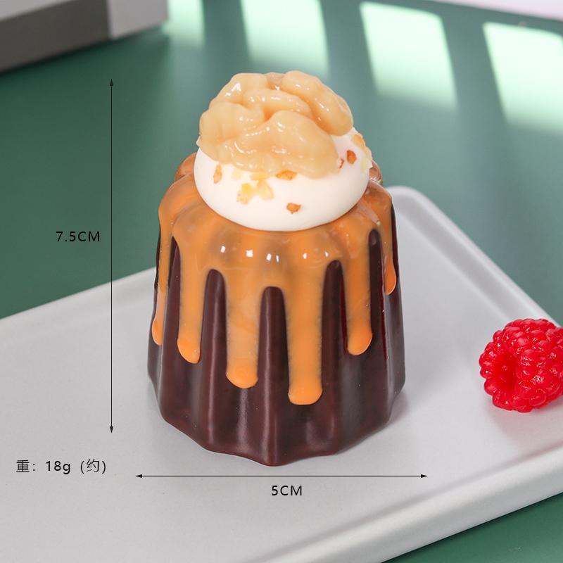 1PC Artificial Fruit Cake Cookies Fake Food Decoration Photography Pro Food Simulation Cake Model Tea Table Decoration