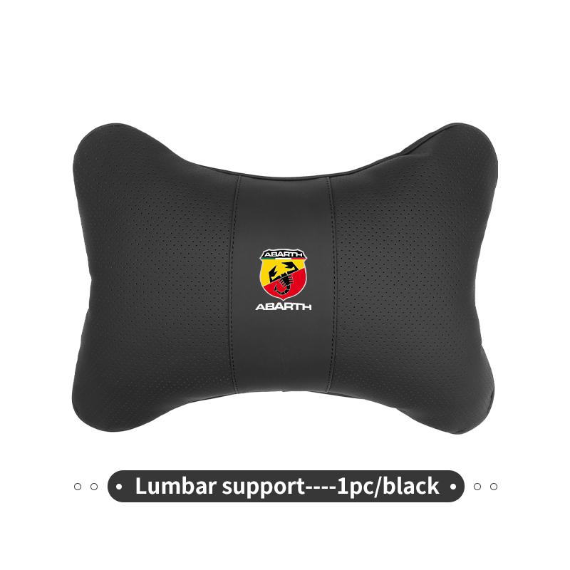Car Seat Back Head Neck Pillow Cushion Headrest Lumbar Support For Abarth FIAT 500 Ducato Stilo Palio UNO Astra Bravo Tipo