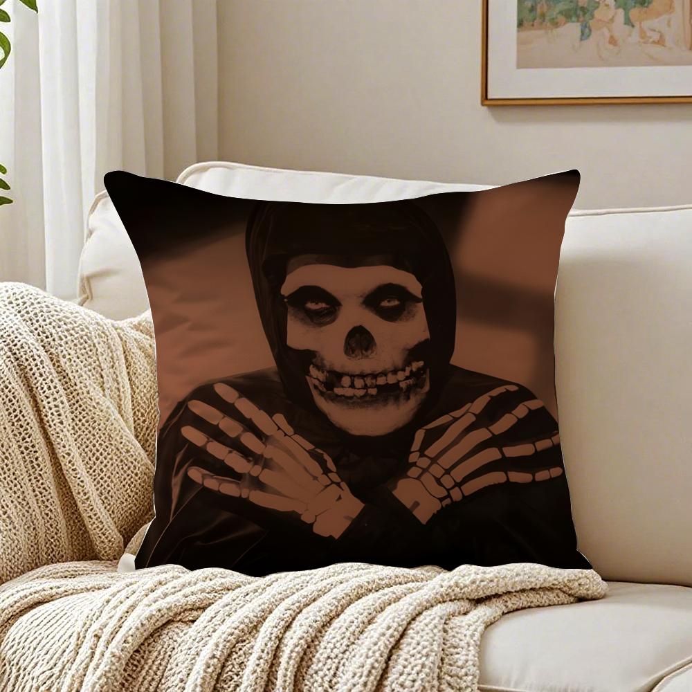 Band Punk T-The M-Misfits Cushion Cover Pillowcase Anti-Dustmite Living Room Sofa Decor Cushion Room