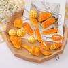 Realistic Bread Keychain Croissant Stress Toy Slow Rising Pu Pendant Bag Car Keyring Fun Gadget Decompression Gift Women