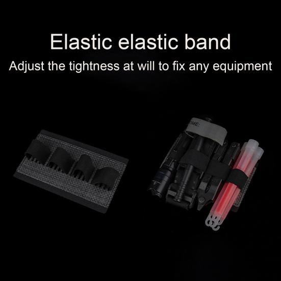 Multi-Purpose Drop Pouch Hanging Board with Elastic Band Outdoor Tactical Hiking Hunting Backpack Holster Pack Hanging Panel Plate