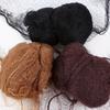 20pcs Extended Wear Nylon Hair Net for Bun Hair Hair Style Tool Black Beige Brown 5mm Hair Net for Wigs Mesh Hair Styling Hairnets