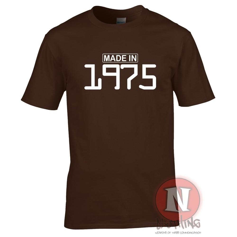 Made In 1975 TShirt Birthday Celebration Present Gift Funny Party Teeshirt