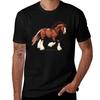 Clydesdale Horse TShirt T Shirts for Man Pack Cotton TShirt