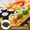100 Stück Dekoration Sushi Dekor Blätter Bambusblatt Teller für Sushi Anrichtung Japanische Küche Elegante Präsentation