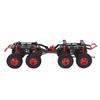 Carbon Fiber RC Car Chassis Frame Replacement for Axial SCX24 RC Car 8x8 Low Center Gravity Chassis Refit Kit Black Red