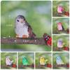 Charming Resin Bird Figurine For Moss Micro Landscape And Succulent Plant Display