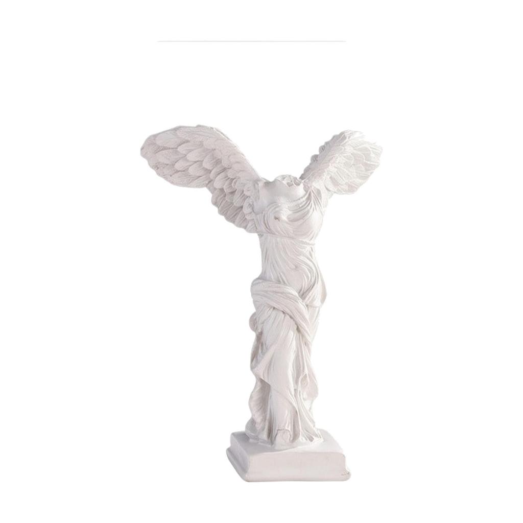 Winged Success Statue Workmanship Figurine with Pedestal