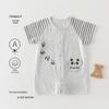 Unisex Infant Toddler Summer Bodysuit - Soft, Skin-Friendly, Boneless, Short Sleeve Baby Wear