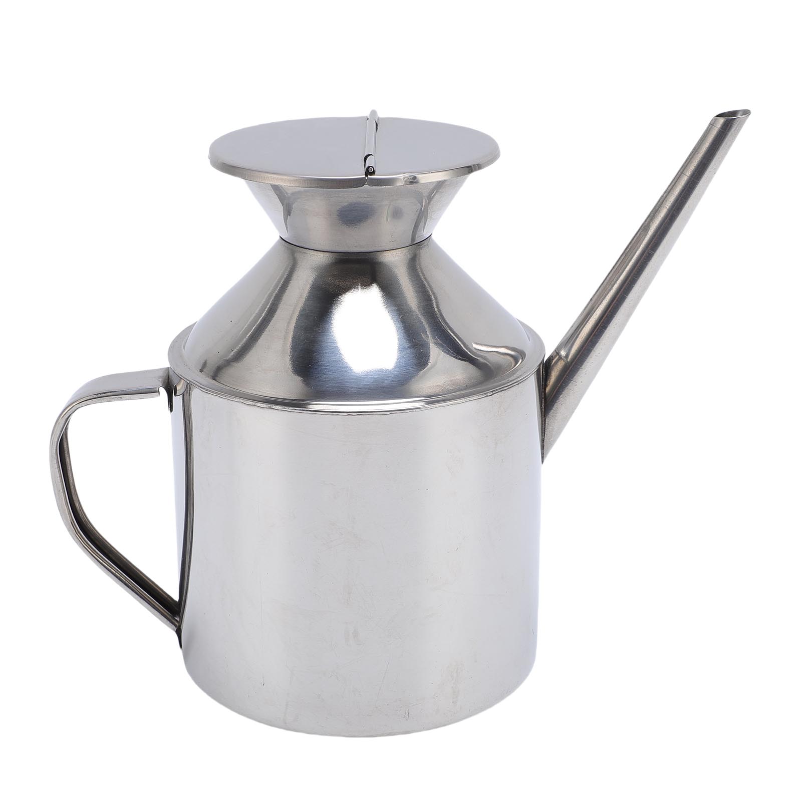 

Диспенсер для оливкового масла, банка из нержавеющей стали, длинный носик, герметичный, легко моющийся, для точного наливания для 500ML