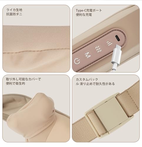 YOSINA Neck Care Relaxation Device (New for 2025) with Heat Function, 3 Modes, and 3 Intensity Settings, Suitable for Men and Women, Suitable for Home