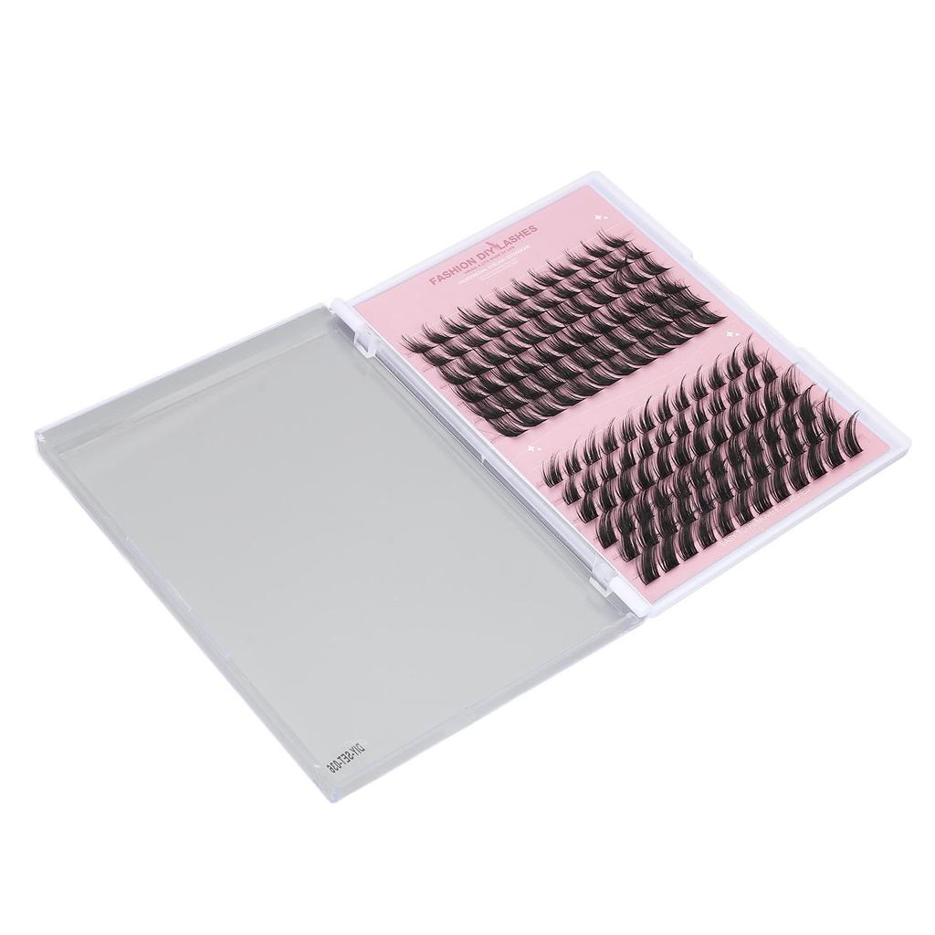 Individual Lashes Cluster Segmented Fluffy Professional DIY Wispy Lashes Cluster for Makeup 036 144