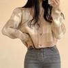 Contrasting color short plaid sweater jacket women's autumn and winter 1011 new Korean style chic temperament knitted cardigan top