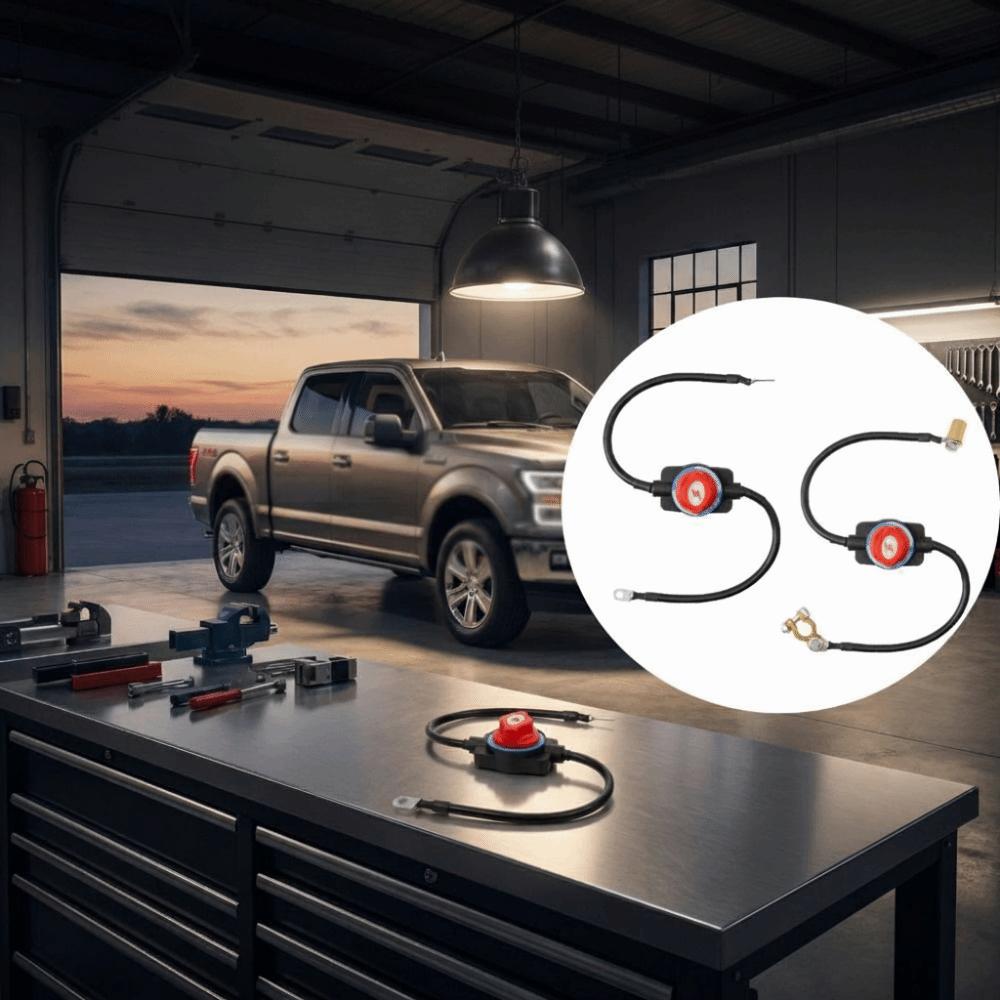 Anti-Leakage Car Battery Power Off Switch With Wire Power Supply Switch Parking Air Conditioning