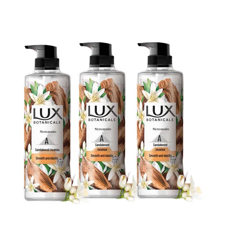 Lux Botanical Sandalwood Shower Gel (3x550g Pack)