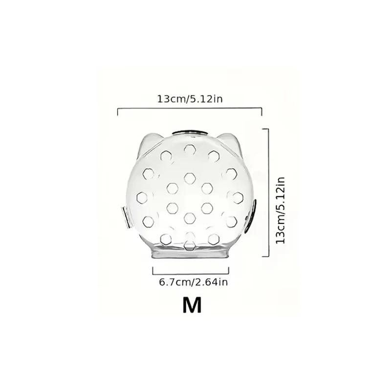 

Pet Grooming Anti-Bite Anti-Licking Space Hood Cat Bite Proof Head Cover Breathable Helmet Transparent Muzzle for Nail Trimming