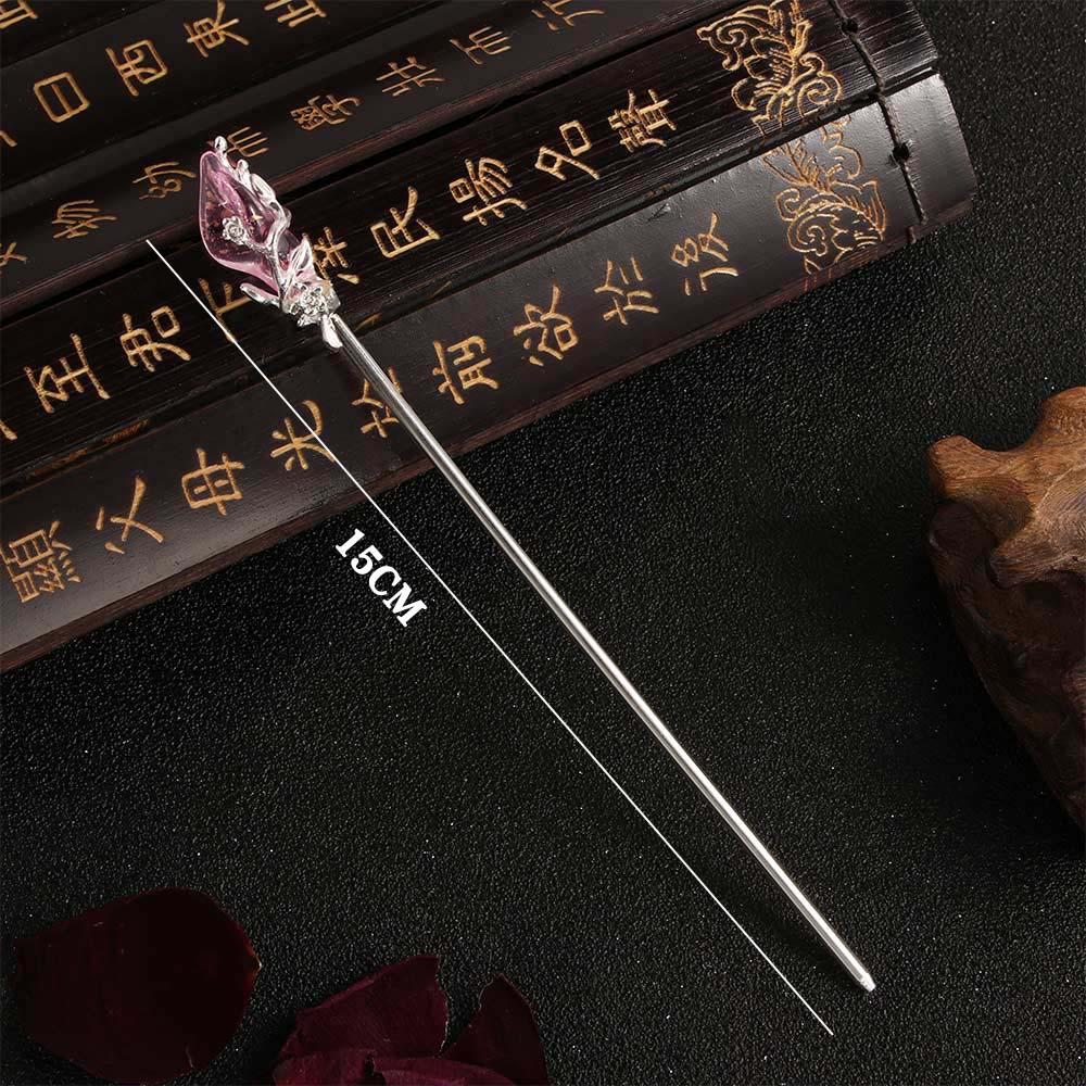 Chinese Style Metal Hanfu Accessories Classic Hair Fork Metal Hairpin Hair Stick Hair Chopsticks