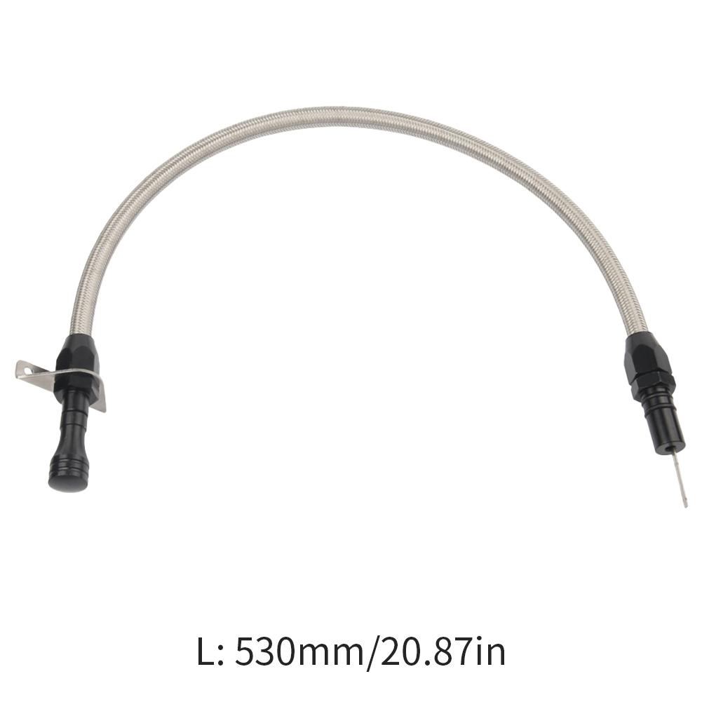 530mm Car Transmission Engine Oil Gearbox Fluid Dipstick Tool Transmission Dipstick Fluid Level Indicator For Chevy TH-400 Tools