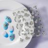 1pcs New 5D Bronzing Punk Moon Nail Art Charms Gothic Star Adhesive Slider Press on Nail Decoration Decals Accessories DIY