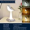 Net Celebrity Bird Aroma Desk Lamp: Creative Magpie Touch Rechargeable Decorative Night Light for Bedroom & Student Reading