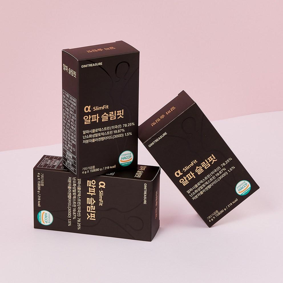 Genie Treasure Alpha CD Alpha Slim Fit - Fortschrittliche Cyclodextrin-Formel für gesteigertes Wohlbefinden (60 g x 3)