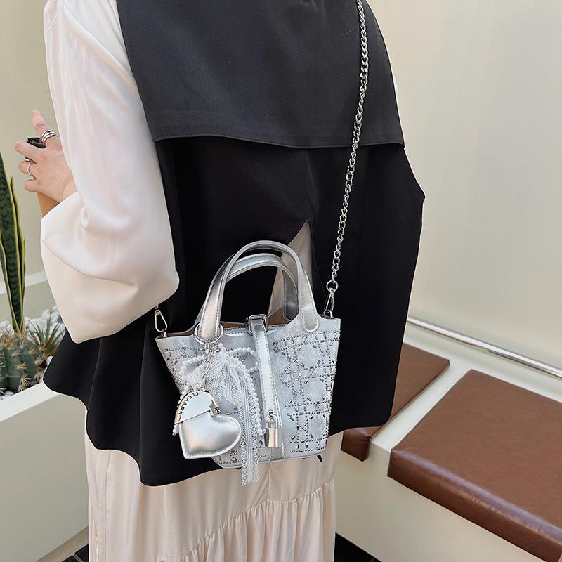 Senzație casual senior de modelare moale și durabilă modă rafinată nouă lux ușor navetist geantă de mână bucket geantă de umăr crossbody