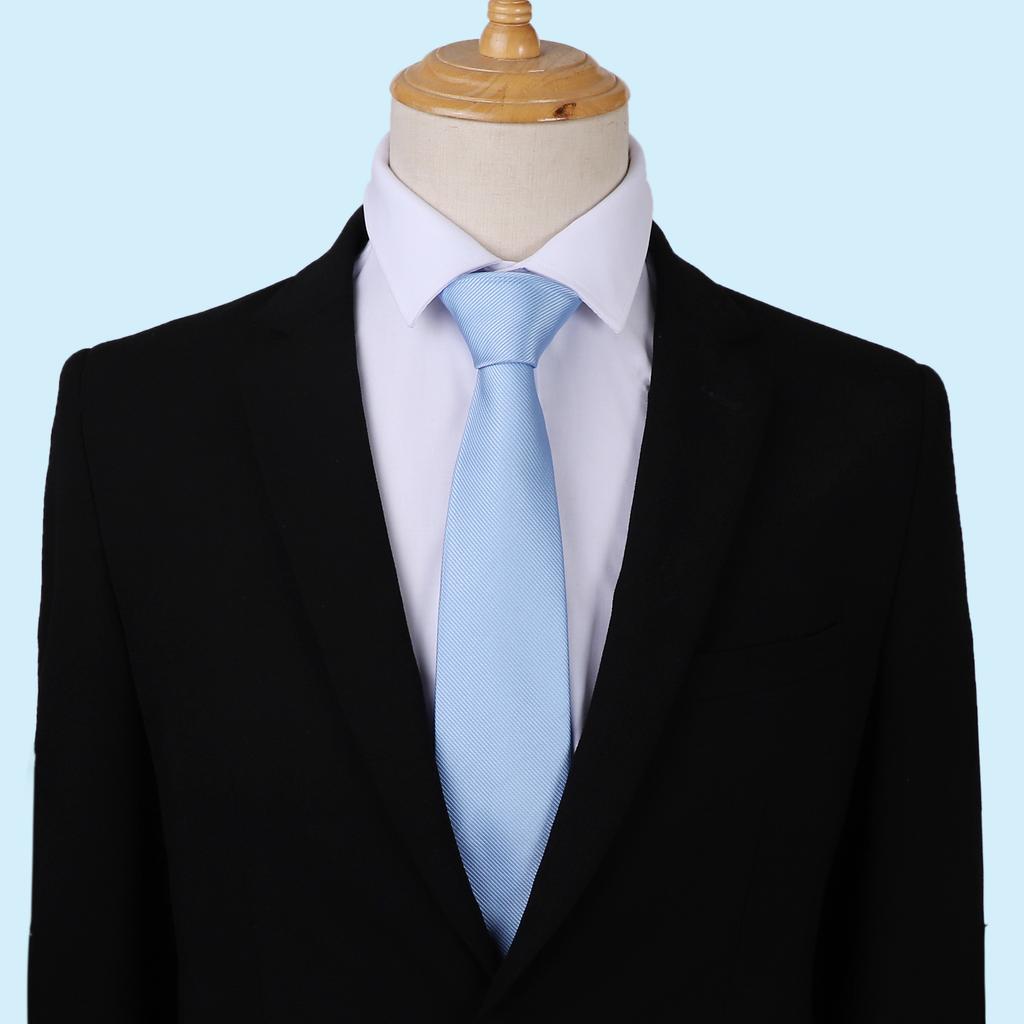 Men'S 8CM Versatile Fashion Trend New Tie Business Formal Polyester Annual Meeting Tie Gift