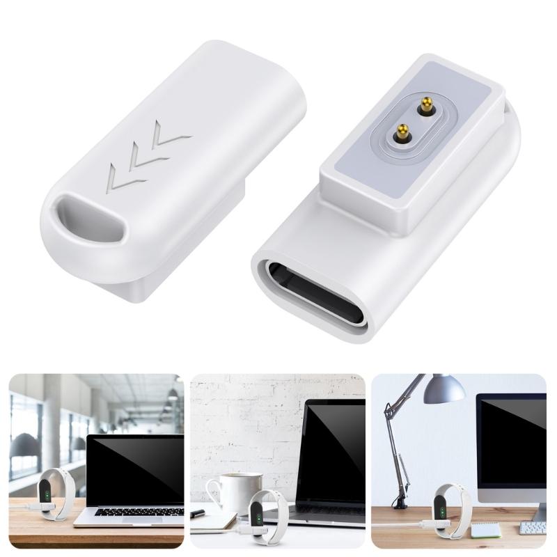 Easy Connection Travel Friendly Type C Magnetic Fast Charging Connector Adapter Head Suitable for Watch 4/3 Easy To Use