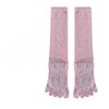 Fashion Sports Five Finger Yoga Socks Women Anti Slip Sweat Absorption Long Tube Stockings Pilates Sports Fitness Pressure Socks
