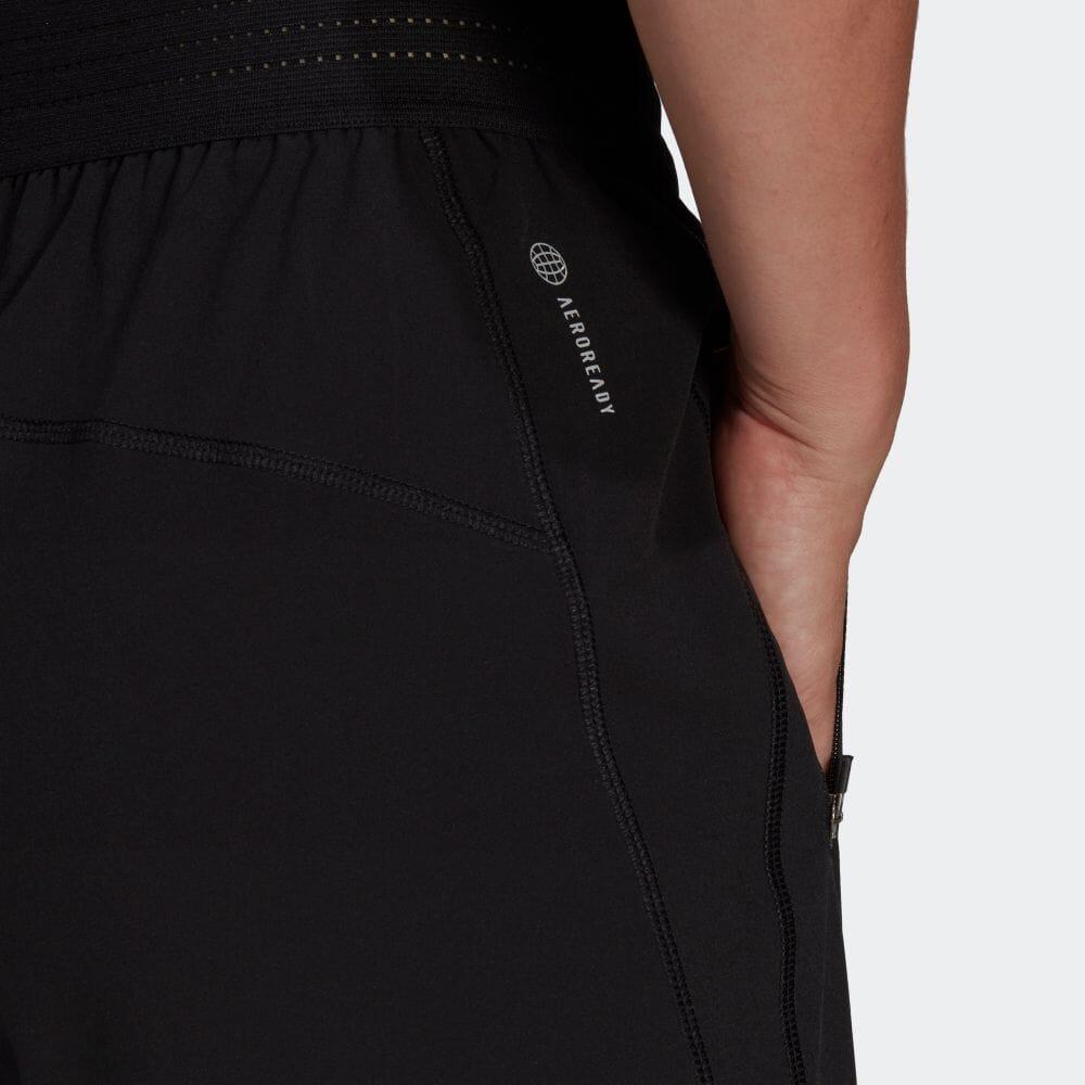 Adidas Logo Print High-Waisted Jogger Pants Women Bottoms Black IC3322
