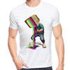 2022 Summer Casual Short Sleeved TV Print Funny T-Shirt Men's High-End Tops Size 5XL Male T Shirt Men