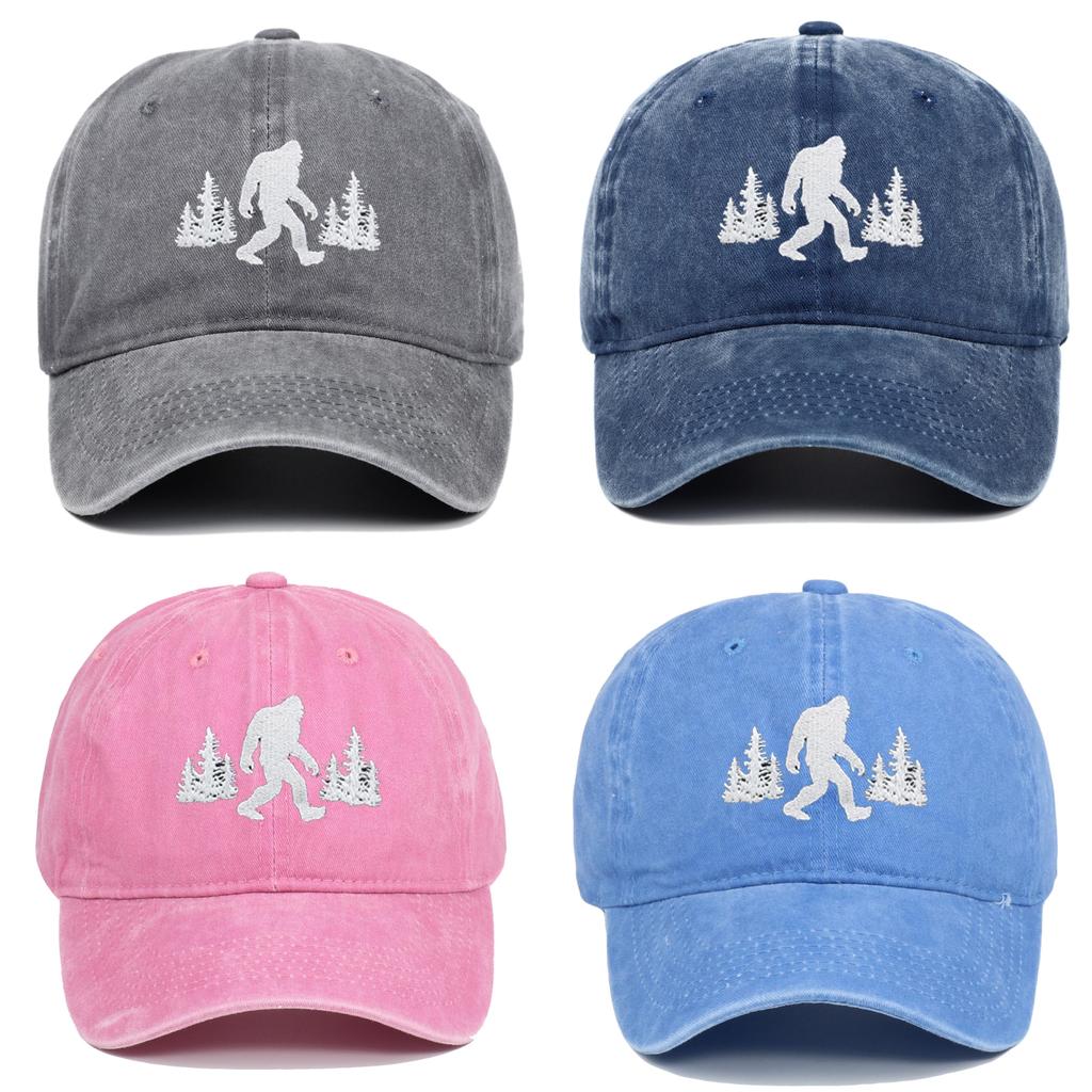 Embroidered Baseball Cap With Breathable Cotton Material For Sun Protection