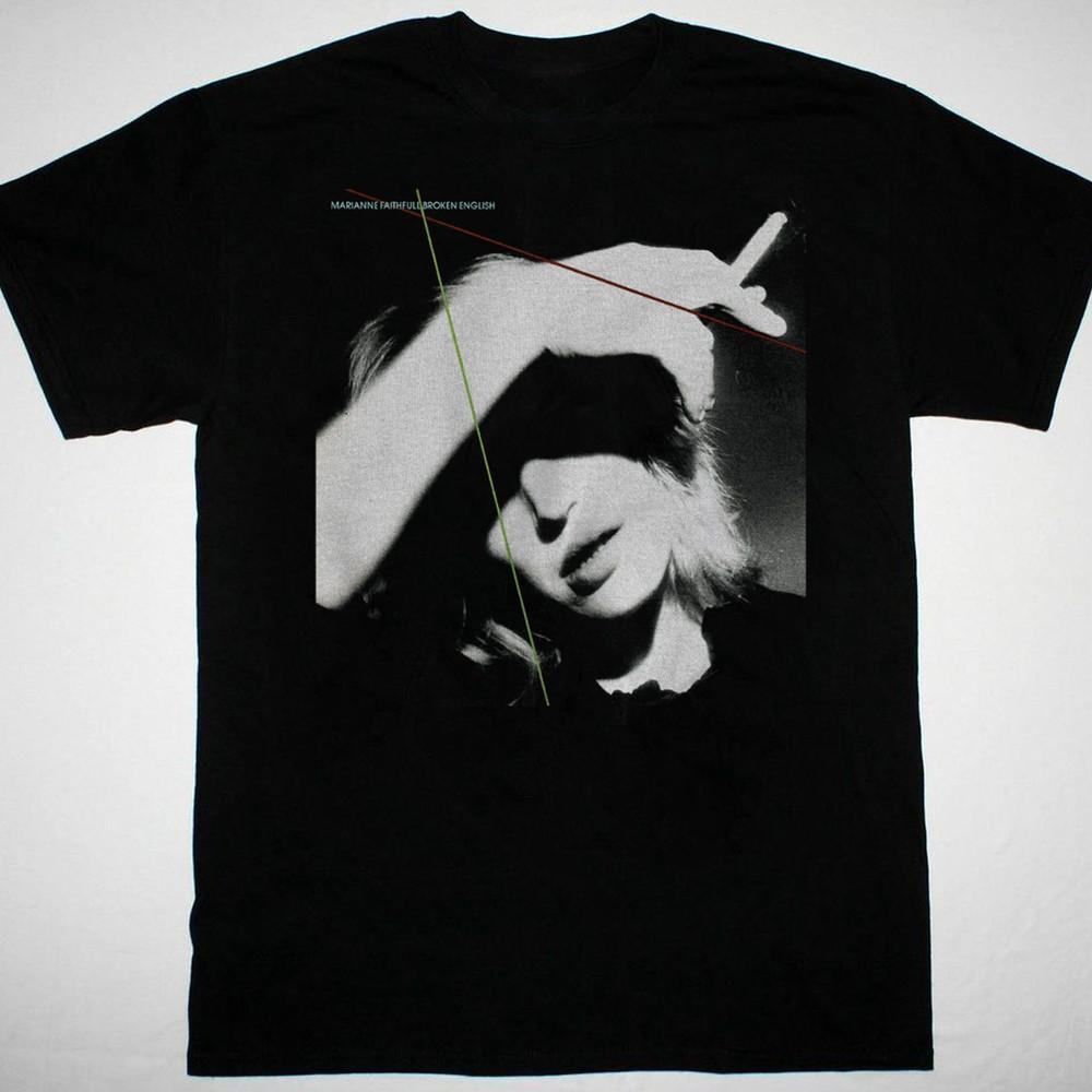 

Marianne Faithfull album VTG Tshirt black Unisex All sizes S5Xl Unisex T-Shirt M