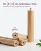 VASAGLE Coat Rack, Solid Wood Coat Stand, Free Standing Hall Coat Tree with 8 Hooks for Coats, Hats, Bags, Purses, for Entryway, Hallway