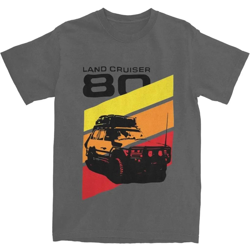 Accessories Unisex Cotton Land Cruiser 80 Off Road Tee Shirt Short Sleeve Clothing Overlanding 80 Series Landcruiser T Shirt X