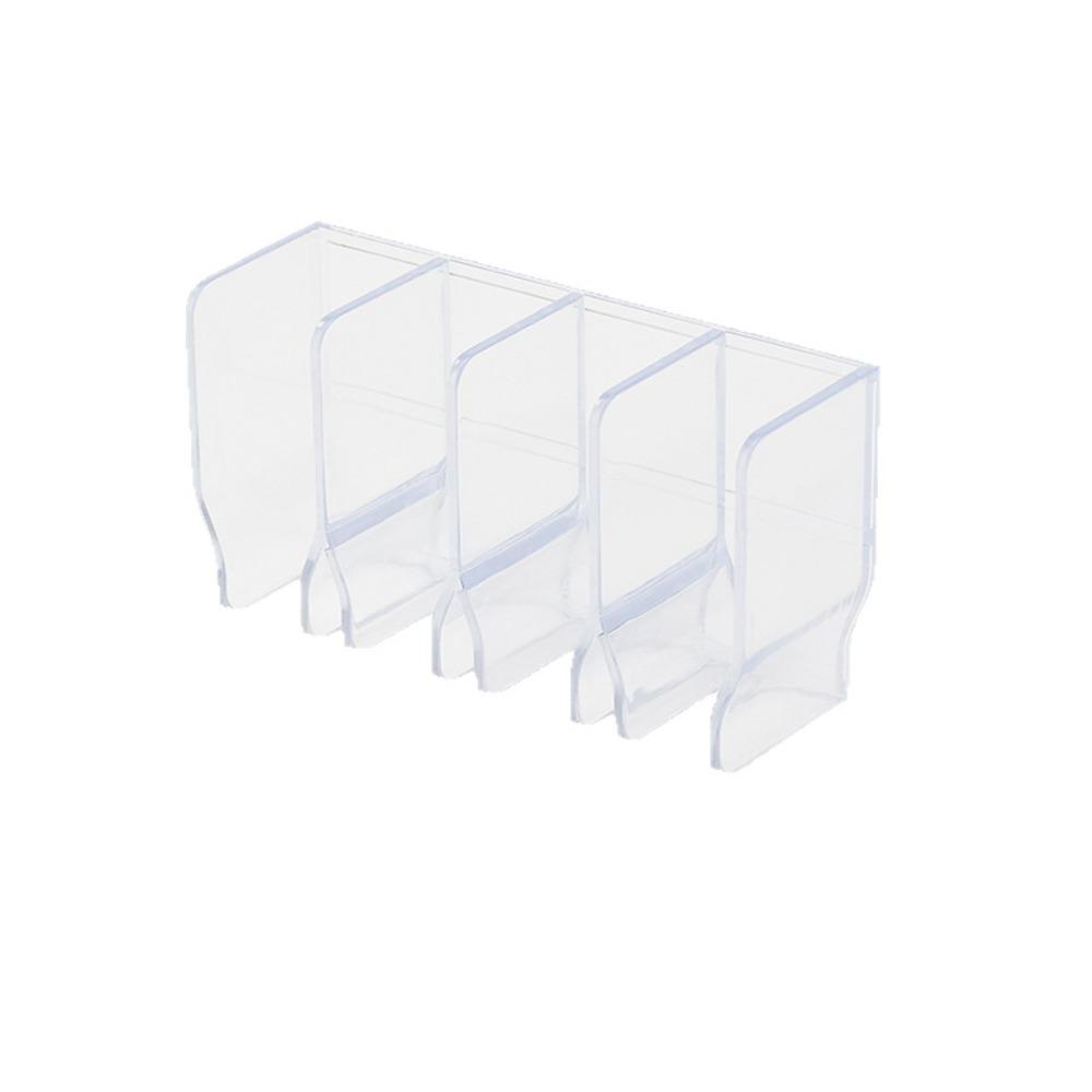 

Plastic Wall-Mounted Storage Rack Dual Purpose Cosmetics Rack Bathroom Supplies прозорий