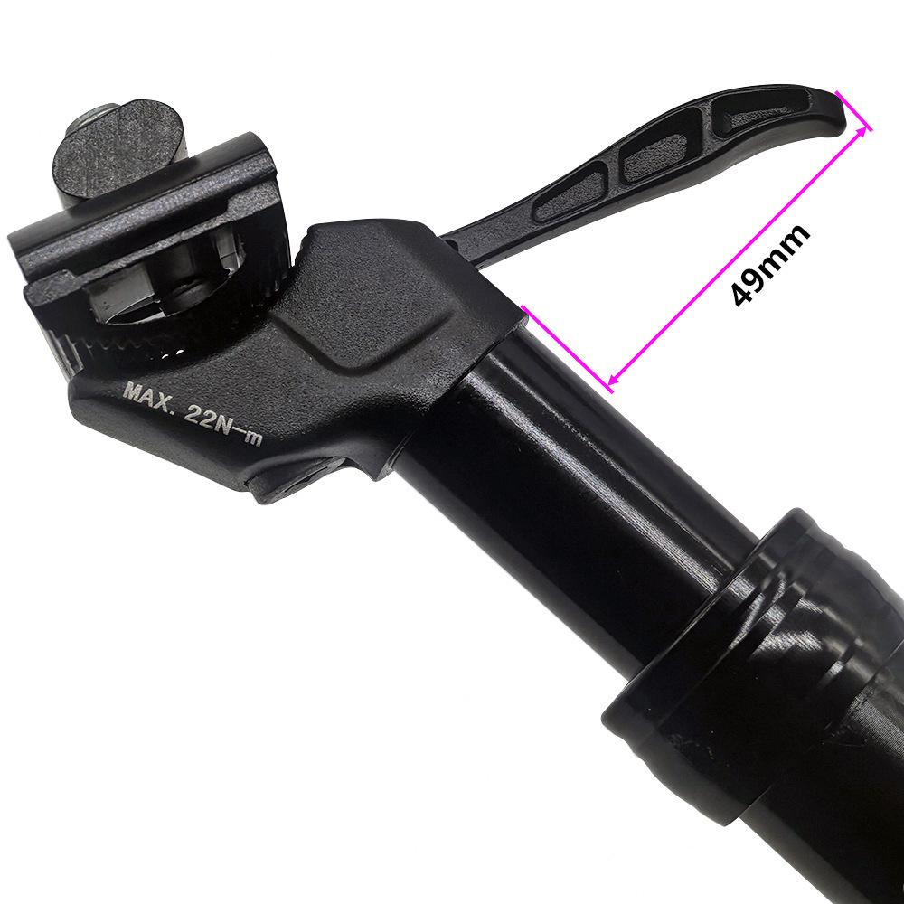 Hydraulic Shock-Absorbing Seatpost for Mountain Bikes - Multiple Sizes Available