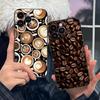 Coffee Beans Matte TPU Mobile Phone Case for iPhone 17 16 15 14 13 12 11 X XR XS 8 7 Air Pro Max Plus Mini Colorful Cover