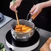 Cooking Utensils Frying Filter Basket Long Handle Hot Pot Strainer Pasta Boil Basket Stainless Steel Food Noodle Strainer