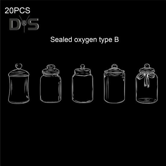 Transparenta torkade blommor bokmärken DIY pressade blommor bokmärke gör-kit Tydliga önskeflaskor klistermärken för kvinnor presenter